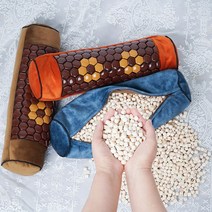 참인코리아 게르마늄 편백 나무 경추 베개 경추베개, 브라운