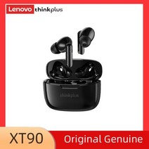 Lenovo-오리지널 XT90 TWS 진정한 무선 블루투스 5.0 이어폰 터치 컨트롤 미니 이어 버드 스포츠 핸즈프리 헤드셋 헤드폰, black_CHINA