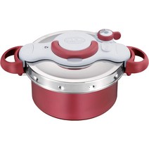 T-fal 【온라인 한정】 티파르 손잡이가 잡히는 냄비 프라이팬 압력 4 점 세트 IH 가스 불 대응 「올인 원, 02 압력 냄비 4.2L 루지