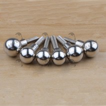 2pcs m5 m6 m8 볼 헤드 나사 구형 볼트 볼 나사 3d 프린터 액세서리 용 스테인레스 스틸 볼트, M6x22mm (16mm Head)