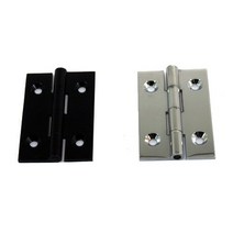 가구용 황동힌지 경첩(5cm) / 서랍 수납장 거실장 가구 도어경첩 브론즈 정첩 꺽쇠 철물, 2) 흑색(1ea)