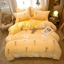 따뜻한 듀벳 커버 퀸/킹 사이즈 코랄 플리스 이불 커버 1 개 겨울 싱글 사이즈 이불 커버 220x240 (베개 커버 없음)