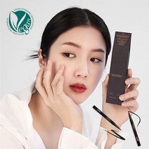 GOZIP 안번지는 멀티 워터프루프 원킬 아이라이너 블랙/브라운 리퀴드 붓펜 타입 비건 인증 자극 없이 번지지 않는 깔끔한 라인 또렷한 눈매, 더블, 올킬블랙+멀티브라운