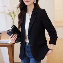 여성 캐주얼 정장 재킷 아우터 간절기룩 심플 자켓 오피스 대학생 슬림핏