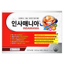 인사매니아 120 정 / 잇몸영양제 / 뉴인사포르테 / 인사튼튼 / 캐나다산