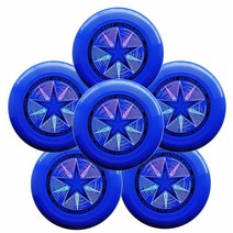 Discraft 디스크래프트 Ultra-Star 175g 얼티밋 프리스비 스포츠 디스크 (6팩) 오렌지, Yellow