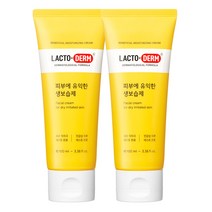 1+1 종근당 락토덤 크림 피부 생보습제 바디 100ml x 2 저자극 유산균