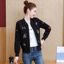 L.ONLIN SHOP여성 점퍼 아우터 바람막이 자수 집업 캐주얼 nay61 여성자켓 바람막이 자켓 바버 여성가디건 트렌치코트