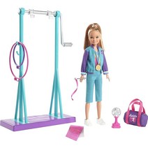 Barbie Team Stacie 인형 체조 놀이 세트 액세서리 포함 202580