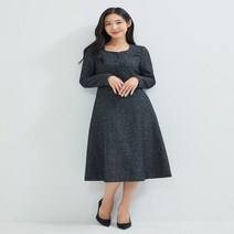 [로엠]트위드 넥변형 원피스 (2colors)_ RMOWC4TR19