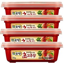 우수Y1XF87 착한가격 좋은식품 청정원) 초고추장 사각 170g(무반품) x 10개 혼합장 고추장 식초 발효 매실농충액 마늘, 1