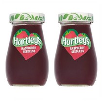 Hartleys Best Raspberry Jam Seedless 하틀리 베스트 씨없는 라즈베리 잼 340g 2개