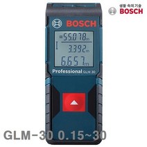 레이저 거리 측정기 보쉬 GLA-30 0.15-30 ±2 인테리어 미니 골프 방수 공사 측기사 (C21)