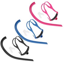 센터스노클 프론트 스노클링 호스 전문 수영 다이빙 호흡 튜브 스노클링 실리콘 스노클링 바다 수영장 다이빙 전면 호흡 튜브 마우스 피스, 빨간색