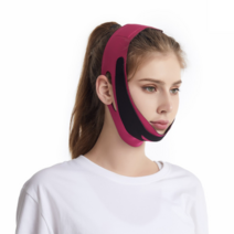 얼굴비대칭교정기 이중턱살제거 안면비대칭교정기 리프팅밴드, 페이스 마사지 리프팅 밴드 1P