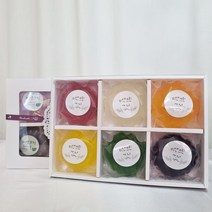 [미앤크린] 수제비누세트 천연비누 선물세트 클렌징비누, 75g, 6구