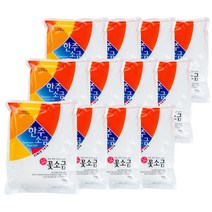 한주 꽃소금 1kg x 12개, 1개
