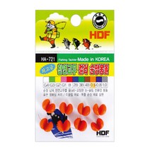 해동 HA-721 천연고무 컬러 순정봉돌/좁살봉돌, -4B