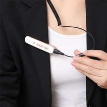 휴대용 호텔 카페 레스토랑 무선 인이어 무전기 소형, 작은 Q 단일 가격 + 긴 이어폰+실리콘커버