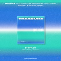 (CD랜덤발송) 트레저 (Treasure) - The Second Step Chapter One (1st Mini Album) (Digipack Ver.), 단품