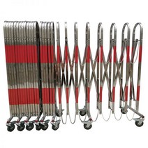 주차장 접이식 펜스 휀스 바리게이트 바리케이드 작업장 전원 건설 유치원 안전 바리케이트, 아치 높이 1.1 길이 11미터 빨강