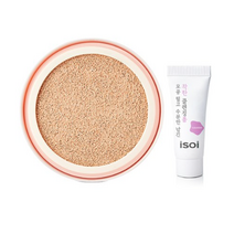 아이소이 스킨케어 쿠션 파운데이션 SPF38 PA++ 리필 + 수분폼 7ml 세트, 10세트, 21호(쿠션)