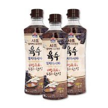 (메카몰)사조해표 참치액으로 만든 육수 멸치다시마 500ml x3, 3개