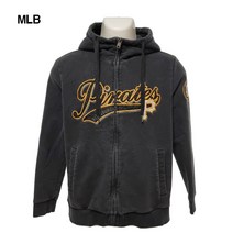 MLB스포츠 기본로고 후드 집업 90-95 (3345)