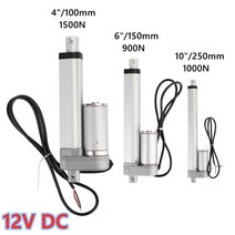 Artudatech 헤비 듀티 리니어 액츄에이터 스노우 블로어 12V 스트로크 1500N Max Lift, 250mm 1000N