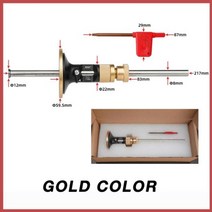 MAKLE-유럽식 스크라이브 0.2mm 정밀 미세 조정 블레이드 2 개의 커터 휠 마킹 게이지 포함, gold set