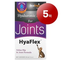 리암마켓 Hyalogic LLC 히알로직 고양이용 관절 건강 보충제 하이어 플렉스 히알루론산 30ml 1팩, 5팩