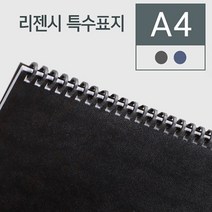 카피어랜드 플라스틱링제본기 Probind 1 정품 플라스틱제본링 제본표지, 1box, H-제본종이고급표지-리전시(100장)-청색-A4