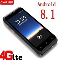 [해외] CARIBE 5.5 인치PDA 데이터 수집기 1D2D GPS UHF RFID 산업용 PDA 안드로이드 8.1 전화 바코드 스캐너 WIFOR 창고, 2D NFC EU