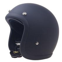 CASCOS 오토바이 헬멧 제트 오픈 페이스 빈티지 카스코 모토 스쿠터 자전거 레트로, 02 mat black