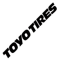TOYO TIRES 토요타이어 데칼 튜닝 스티커, 1개, 레드(중)