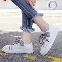 리본운동화 키높이 귀여운 데일리 슬립온 운동화