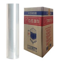 투명 스트레치필름 18Mic/20Mic 1박스(4개입) 산업용 공업용 포장용 비닐 랩, 스트레치필름_20Mic_1박스