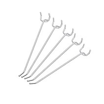 NEIKO 53102A 15.2cm(6인치) 페그보드 고리 오거나이저 키트 | 50개 페그 보드용 금속 선반 액세서리 보관 디스플레이