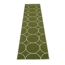 Pappelina BOO 파펠리나 러그 부 (70x300cm 6 colors) YE, 다크올리브-바닐라