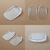 마트498 실리콘 뒤꿈치깔창 (여성용) 신발뒤꿈치 구두발아픔 풋패드 풋케어 실리콘 푹신한