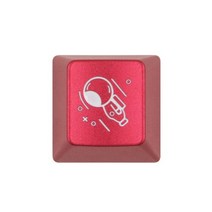 포인트키캡 커스텀키캡 도자기 투명 Artisan-알루미늄 키캡 R4 양극산화처리 Esc 키 mx 키보드 귀여운, 한개옵션2, 01 Red, 한개옵션1