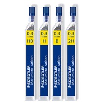 스테들러 Mars micro Carbon 250 샤프심 0.3mm MarsmicroCarbon250 2H HB B 홀더심 H 스테들러 샤프심 2B