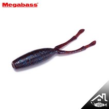 메가배스 TK 트위스터 주니어 3.5인치 TWISTER 노싱커 소프트베이트, 25 KASUMI GREEN F