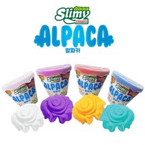 슬라이미 알파카 100g 천연소재 Slimy 슬라임, 마쉬-파카(화이트)