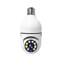 전구형 무선 CCTV 간편 설치 360도 회전 매장 사무실 창고 실외 홈캠 베이캠, 올컬러나이트 + 16GB + 1080p + 3.6mm