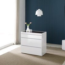 퍼니비 마네 800 3단 드레스룸 악세사리 아일랜드 서랍장, 화이트