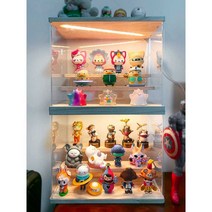 프라모델 진열장 원목 아크릴 피규어 장식장 전시장, 4단-24명