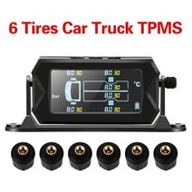 카라반 캠핑카 트레일러 rv 자동차 트럭 tpms 무선 태양열 6 외부 센서 디지털, a