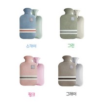 온찜질 생리통통증완화 이불속보온 사무실온기 2L 보온물주머니, 그린2L물주머니
