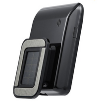 김여사 태양광 무선 하이패스 단말기 충전기 거치대, 블랙